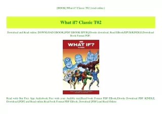 [BOOK] What if Classic T02 {read online}