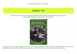 [read ebook] Mashle T10 Unlimited