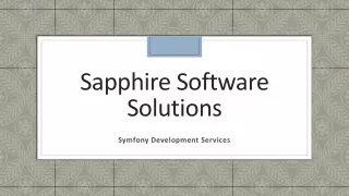 sapphire software solutions