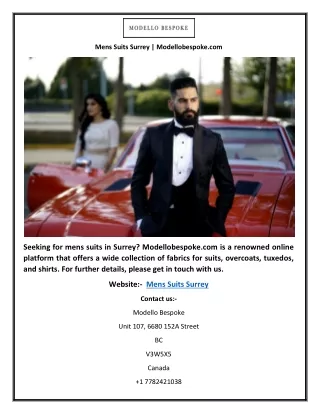 mens suits surrey modellobespoke com