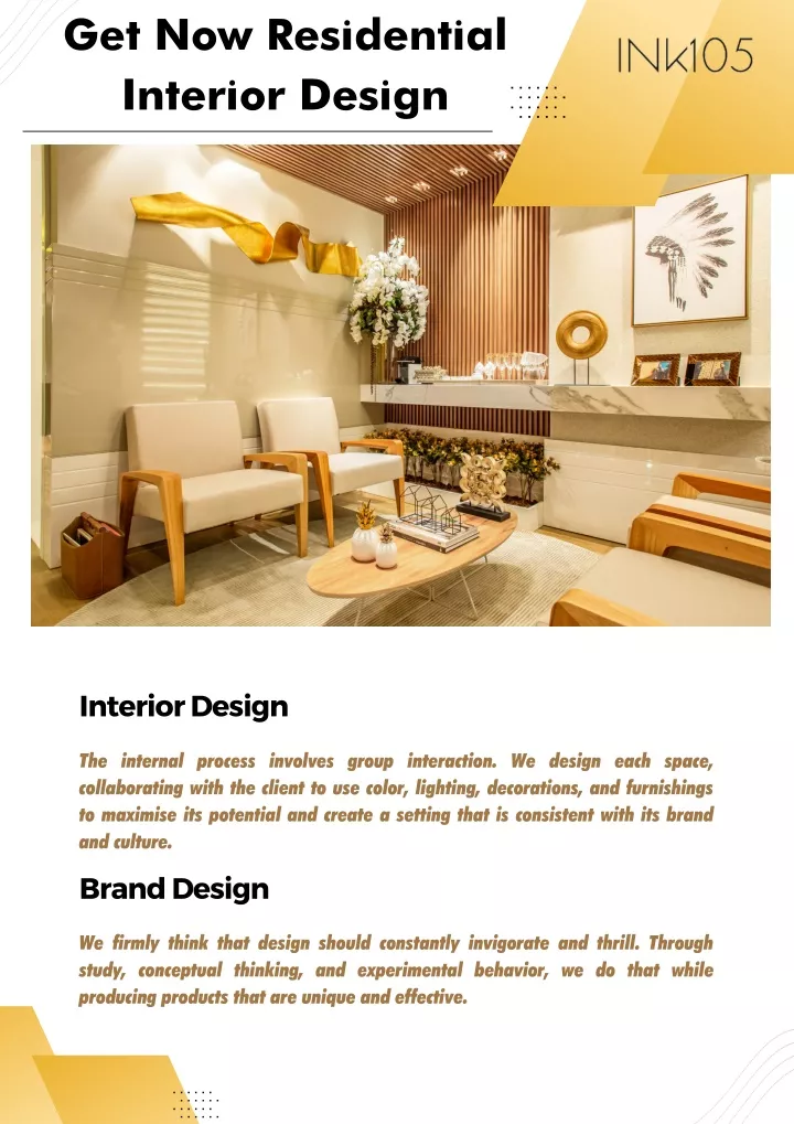 PPT - Get Now Residential Interior Design - INK105 Design Agency ...