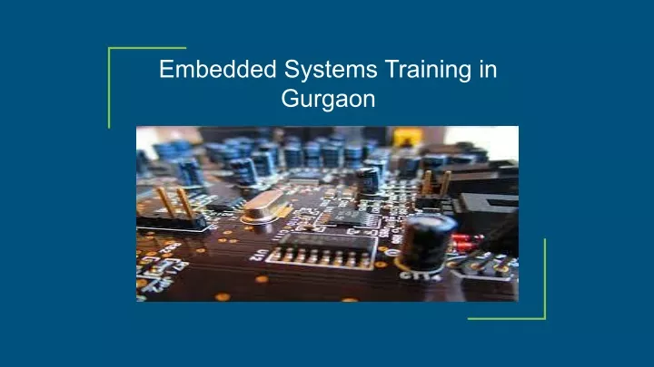 embedded systems training in gurgaon