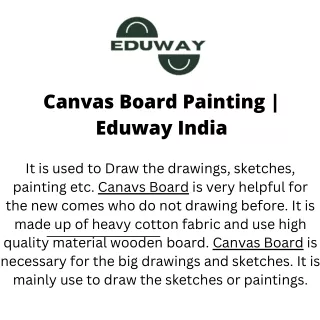canvas board painting eduway india