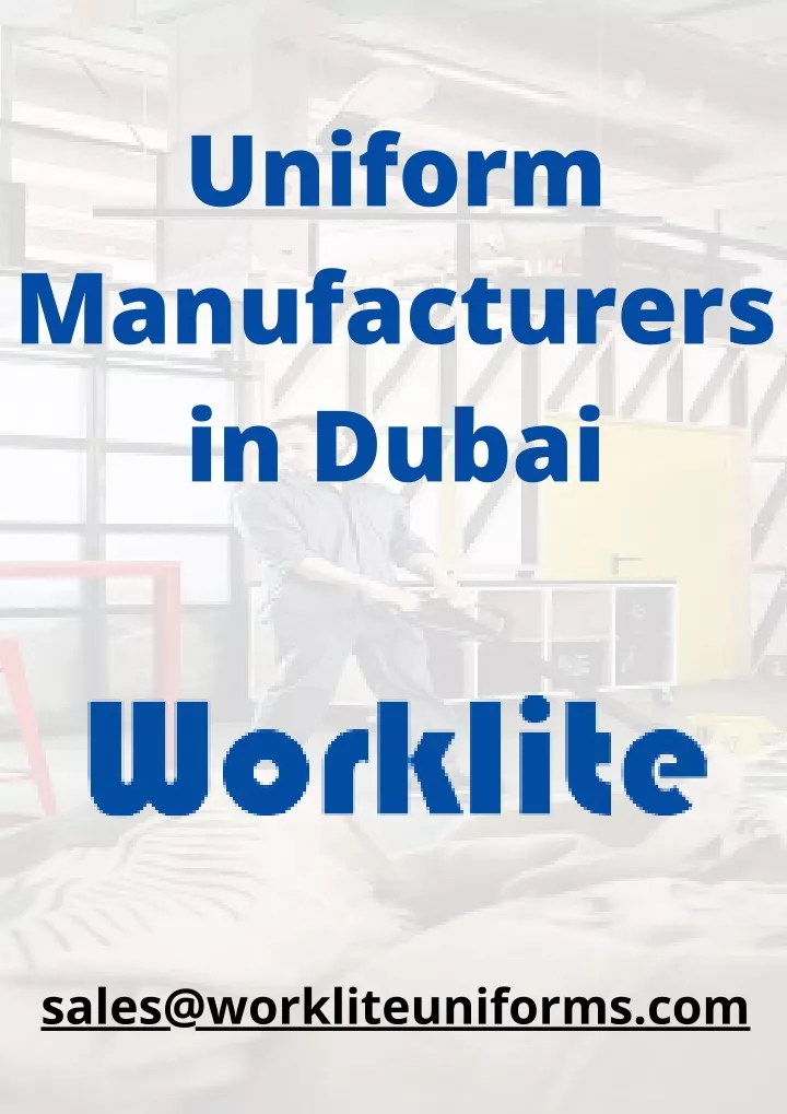 uniform manufacturers in dubai