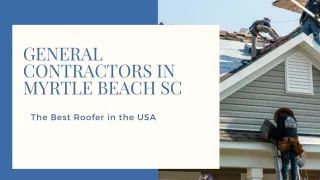 General Contractors in Myrtle Beach SC