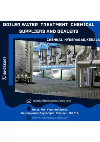 Boiler water treatment chemical suppliers and dealers