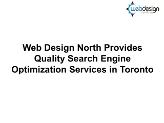 web design north provides quality search engine