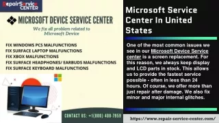 Microsoft Device Service Center
