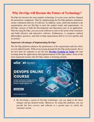 why devops will become the future of technology