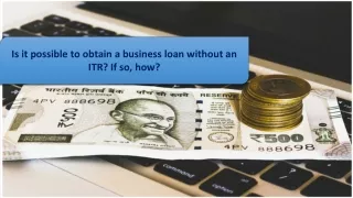 is it possible to obtain a business loan without