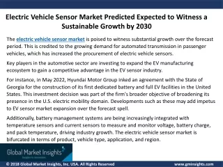 electric vehicle sensor market predicted expected
