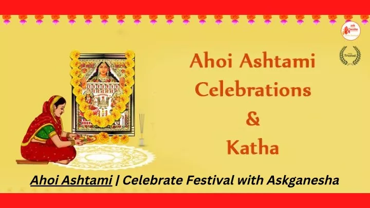 ahoi ashtami celebrate festival with askganesha