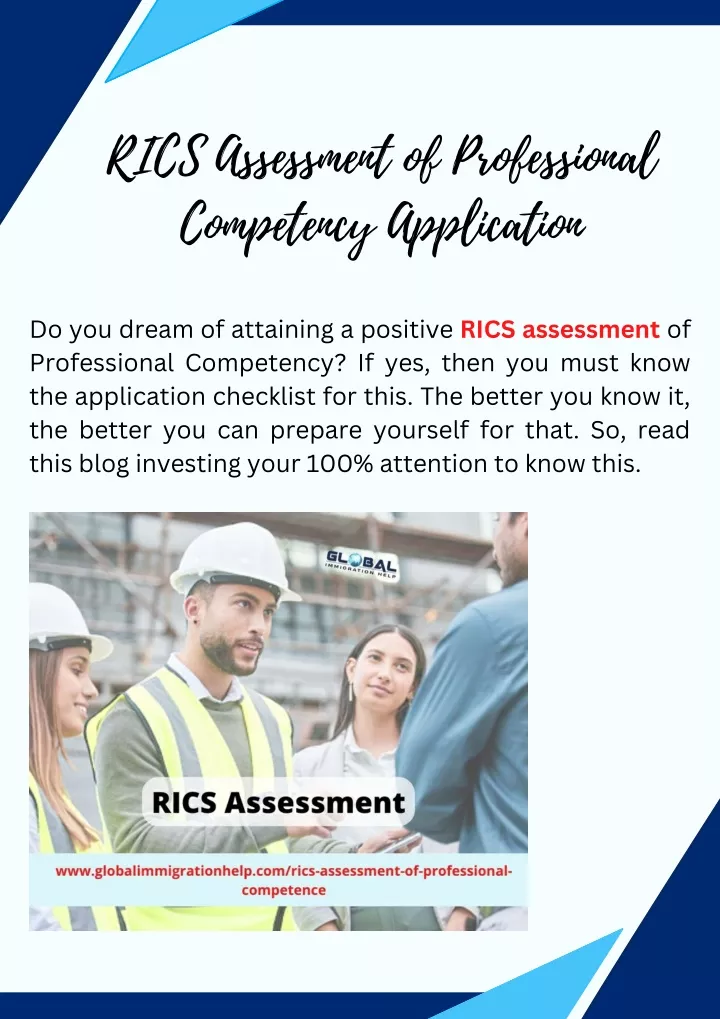 rics assessment of professional competency