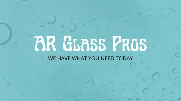 ar glass pros