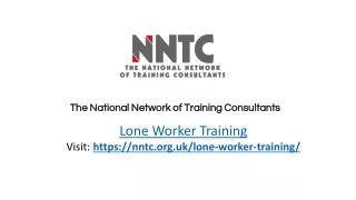 Best Lone Worker Training Solutions UK
