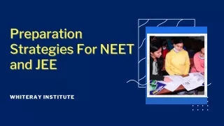 Enrol With whiteRay Institute's Regular Course For NEET