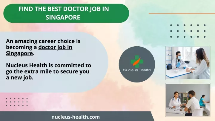 find the best doctor job in singapore