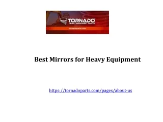 Best Mirrors for Heavy Equipment