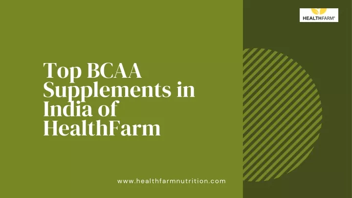 top bcaa supplements in india of healthfarm