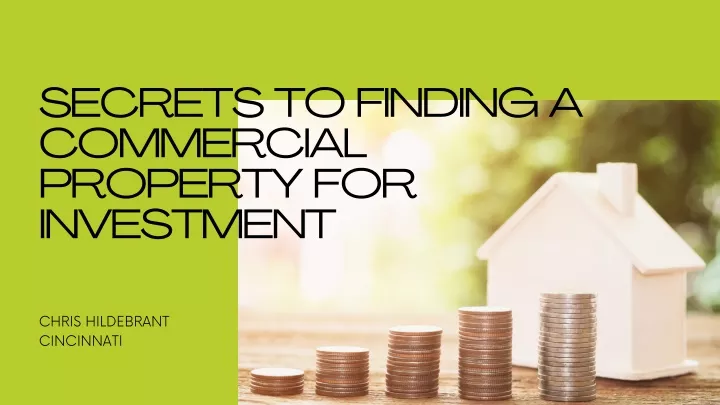 secrets to finding a commercial property
