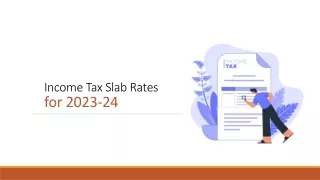 Income Tax Slab Rates - Navi Loan App