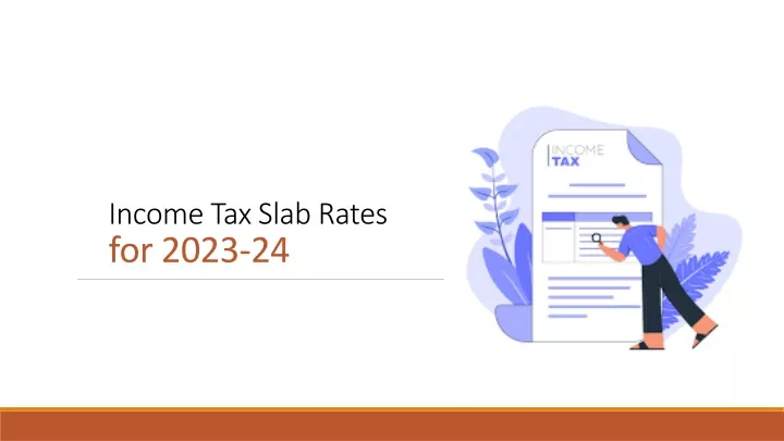 income tax slab rates for 2023 24