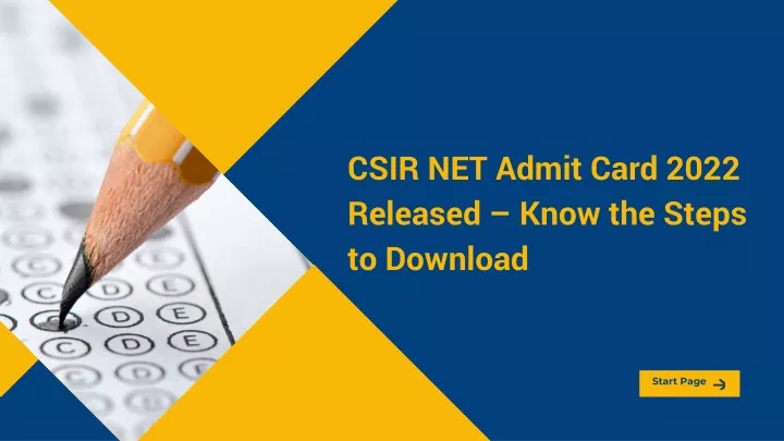 csir net admit card 2022 released know the steps