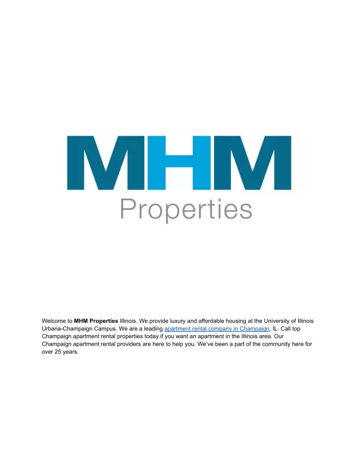 welcome to mhm properties illinois we provide