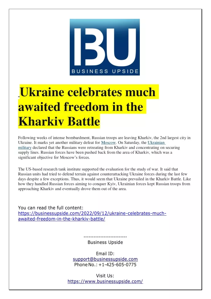 ukraine celebrates much awaited freedom