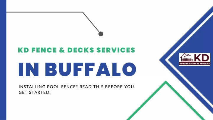 kd fence decks services in buffalo installing