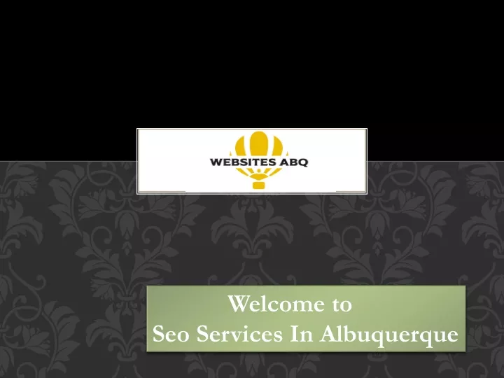 welcome to seo services in albuquerque