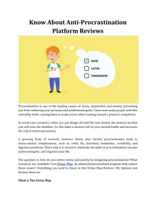Know About Anti-Procrastination Platform Reviews