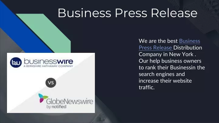 business press release