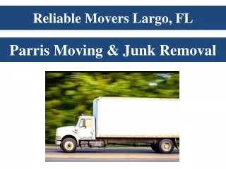 Reliable Movers Largo, FL