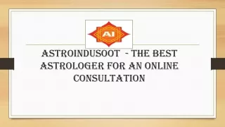 astroindusoot the best astrologer for an online consultation