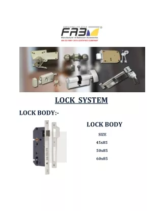 lock system