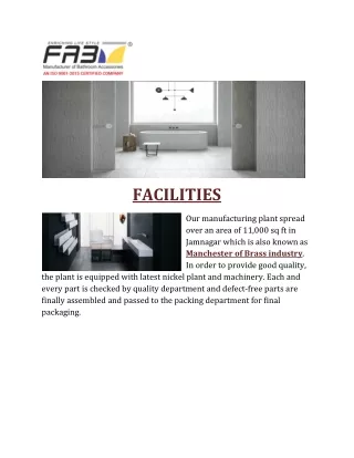 facilities