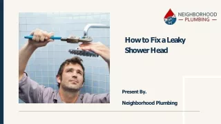How To Fix Leaking Shower Head
