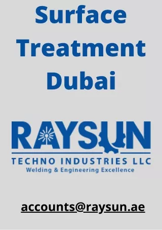 Surface Treatment Dubai