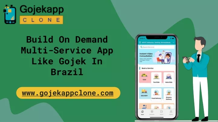 build on demand multi service app like gojek