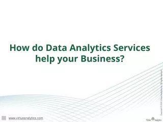 How do Data Analytics Services help your Business? | Virtue Analytics