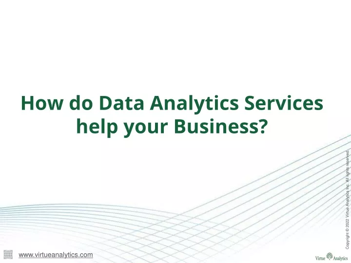 how do data analytics services help your business