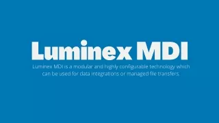 LUMINEX MDI