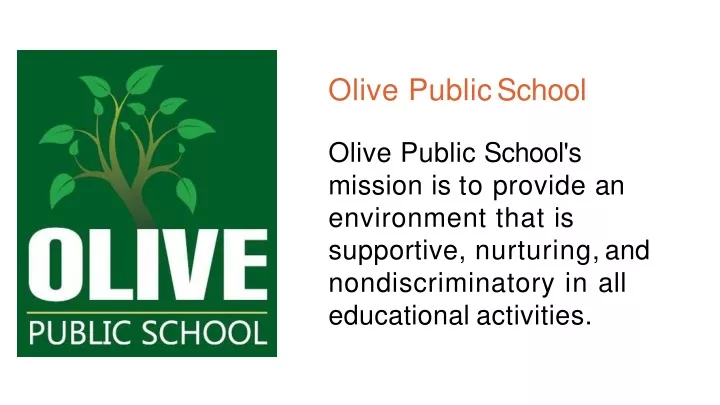 olive public school