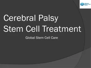 Cerebral Palsy Stem Cell Treatment