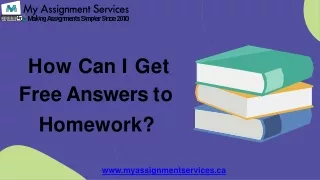 how can i get free answers to homework