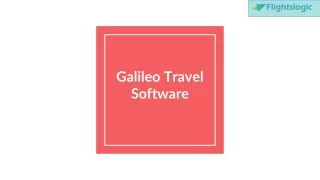 Galileo Travel Software