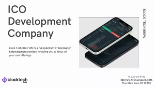 ICO Development Company |  Blocktechbrew