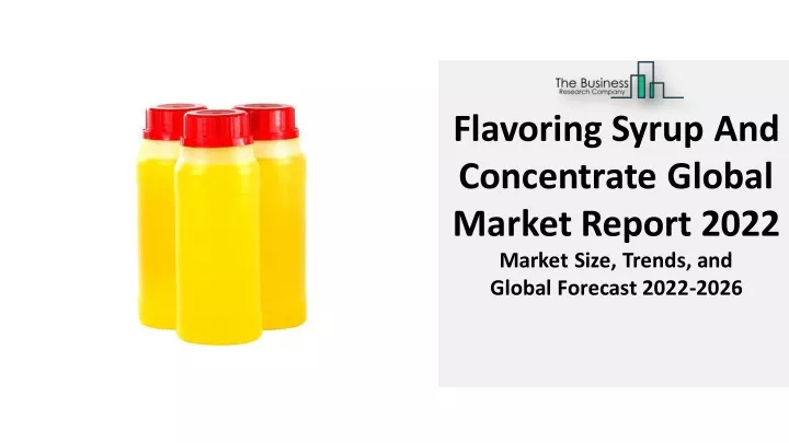 flavoring syrup and concentrate global market