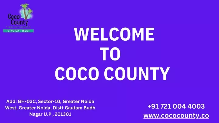 welcome to coco county
